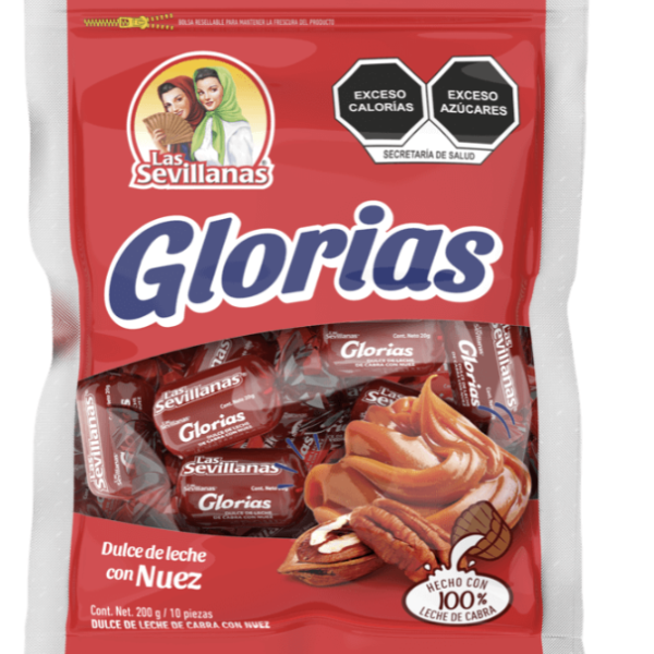 glorias paq 10 piezas 200g