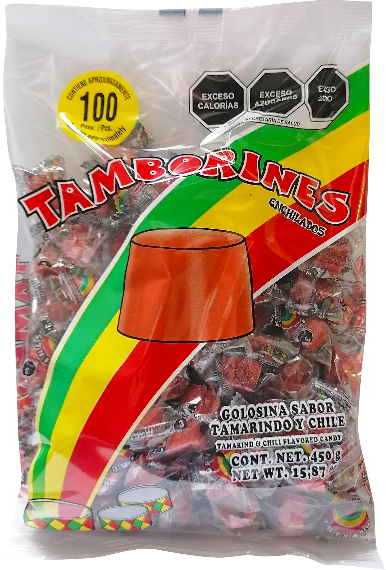 Tamborines 100 pzs bolsa