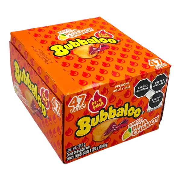 bubbaloo pik piña 47 pzs