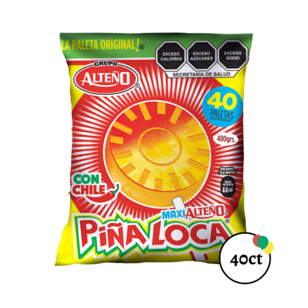 Piña loca bolsa 40 pzs