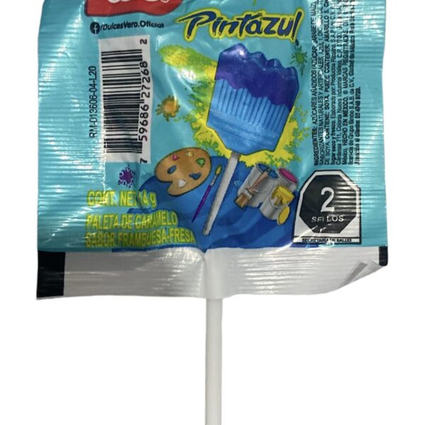 pinta azul paleta pieza
