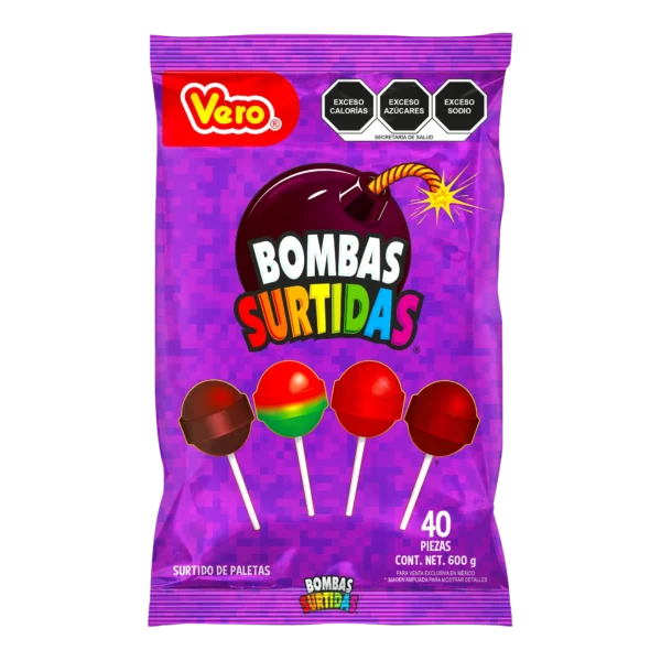 bomba surtida 40 pzs
