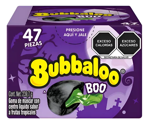 Bubbalo sabor Halloween sorpresa chicle Paq