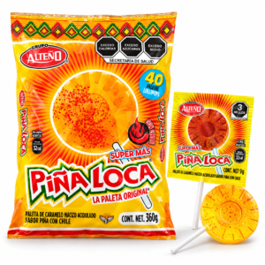 Piña loca 40 pzs bolsa