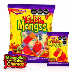 Salsi Mango gomitas mango enchilado con chamoy CHOMPYS