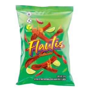 Flautis chile y limon (tipo takis) Papas