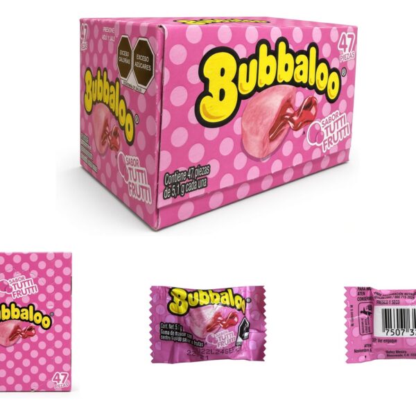 Bubbaloo Tutti Frutti Display 47u
